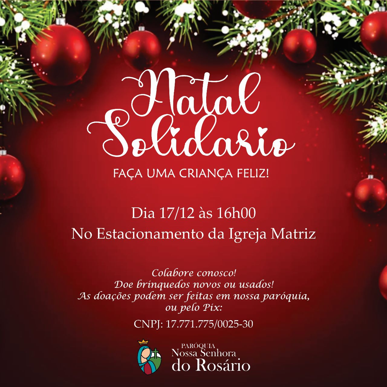 Natal Solidário | Arquidiocese de Uberaba